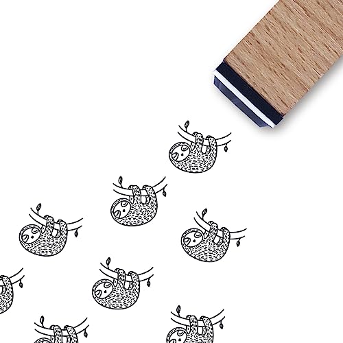 Faultier-Gummistempel, 1,9 cm, kleiner Mini-Stempel für Scrapbooking, Kartenherstellung, Planer Faultier-Gummistempel, 1,9 cm, kleiner Mini-Stempel für Scrapbooking, Kartenherstellung, Planer von GUVSPTI