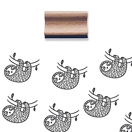 Faultier-Gummistempel, 3,8 cm, mittelgroß, für Scrapbooking, Kartenherstellung, Basteln Faultier-Gummistempel, 3,8 cm, mittelgroß, für Scrapbooking, Kartenherstellung, Basteln von GUVSPTI