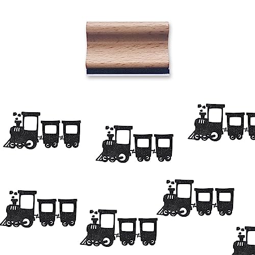 Gummistempel, Motiv: Zug, 3,8 cm, mittelgroß, für Scrapbooking, Kartenherstellung, Basteln Gummistempel, Motiv: Zug, 3,8 cm, mittelgroß, für Scrapbooking, Kartenherstellung, Basteln von GUVSPTI