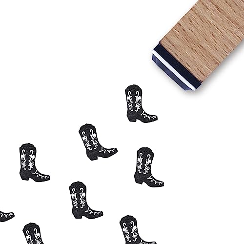 Gummistempel, Stiefel, 1,9 cm, kleiner Mini-Cowboy-Cowgirl-Stempel für Scrapbooking, Kartenherstellung, Planer Gummistempel, Stiefel, 1,9 cm, kleiner Mini-Cowboy-Cowgirl-Stempel für Scrapbooking, Kartenherstellung, Planer von GUVSPTI