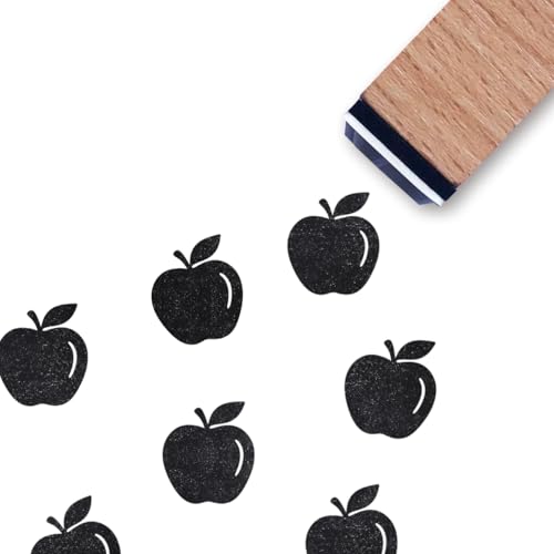 Gummistempel Apfel, 3/5 Zoll, kleiner Mini-Stempel für Scrapbooking, Kartengestaltung, Planer Gummistempel Apfel, 3/5 Zoll, kleiner Mini-Stempel für Scrapbooking, Kartengestaltung, Planer von GUVSPTI