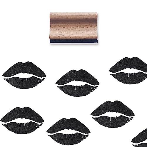 Gummistempel mit Lippen, 3,8 cm, mittelgroß, für Scrapbooking, Kartenherstellung, Basteln Gummistempel mit Lippen, 3,8 cm, mittelgroß, für Scrapbooking, Kartenherstellung, Basteln von GUVSPTI