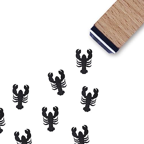 Hummer-Gummistempel, 1,9 cm, für Hochzeit, Mahlzeiten, kleiner Mini-Stempel für Scrapbooking, Basteln Hummer-Gummistempel, 1,9 cm, für Hochzeit, Mahlzeiten, kleiner Mini-Stempel für Scrapbooking, Basteln von GUVSPTI