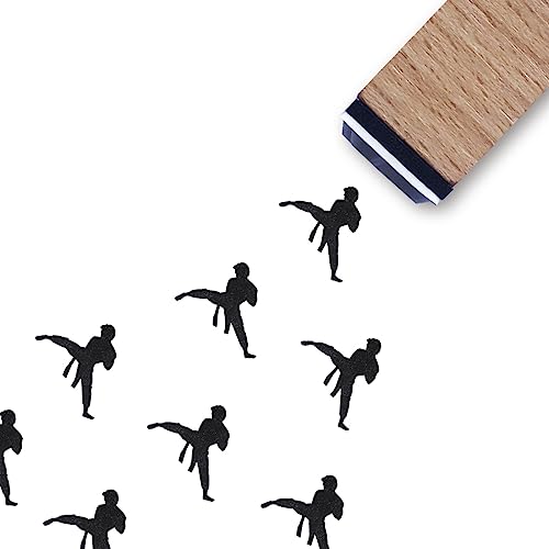 Karate Gummistempel, 1,9 cm kleiner Mini-Kampfsport-Stempel für Scrapbooking, Kartenherstellung, Planer Karate Gummistempel, 1,9 cm kleiner Mini-Kampfsport-Stempel für Scrapbooking, Kartenherstellung, Planer von GUVSPTI