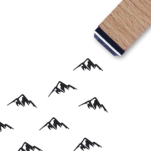 Mountain Gummistempel, 1,9 cm kleiner Mini-Stempel für Scrapbooking, Kartenherstellung, Planer Mountain Gummistempel, 1,9 cm kleiner Mini-Stempel für Scrapbooking, Kartenherstellung, Planer von GUVSPTI