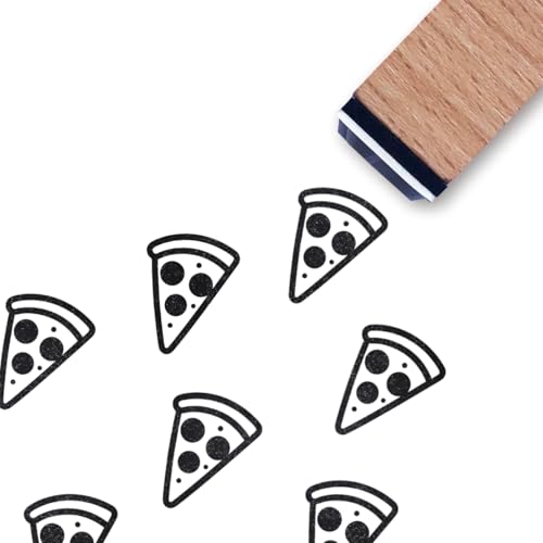 Pizza-Gummistempel, 3/5 Zoll kleiner Mini-Stempel für Scrapbooking, Kartenherstellung, Planer Pizza-Gummistempel, 3/5 Zoll kleiner Mini-Stempel für Scrapbooking, Kartenherstellung, Planer von GUVSPTI