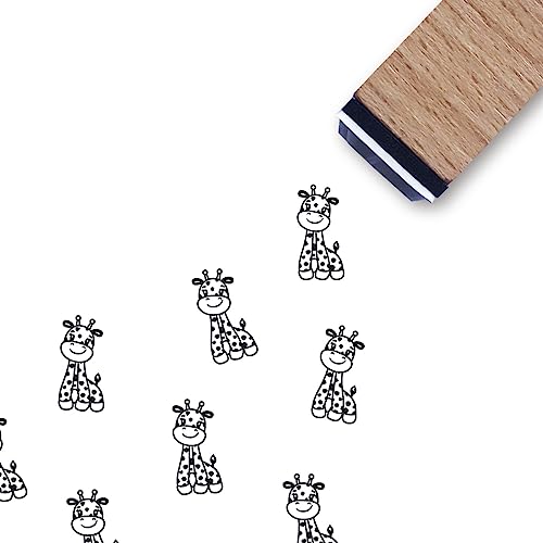 Süße Giraffe Gummistempel, 1,9 cm kleiner Mini-Tierstempel für Scrapbooking, Kartenherstellung, Planer von GUVSPTI