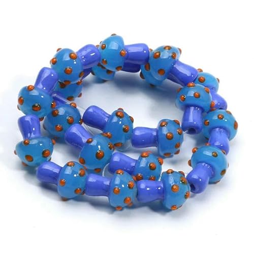 10 Stück 12 x 17 mm bunte Pilzform Lampwork Glas lose Perlen für DIY Handwerk Schmuckherstellung Fundstücke handgefertigte Schmuckperlen-C06137-10 Stück 10 Stück 12 x 17 mm bunte Pilzform Lampwork Glas lose Perlen für DIY Handwerk Schmuckherstellung Fundstücke handgefertigte Schmuckperlen-C06137-10 Stück von GVEKJ
