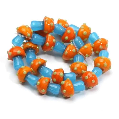 10 Stück 12 x 17 mm bunte Pilzform Lampwork Glas lose Perlen für DIY Handwerk Schmuckherstellung Fundstücke handgefertigte Schmuckperlen-C06141-10 Stück 10 Stück 12 x 17 mm bunte Pilzform Lampwork Glas lose Perlen für DIY Handwerk Schmuckherstellung Fundstücke handgefertigte Schmuckperlen-C06141-10 Stück von GVEKJ