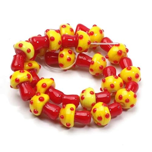 10 Stück 12 x 17 mm bunte Pilzform Lampwork Glas lose Perlen für DIY Handwerk Schmuckherstellung Fundstücke handgefertigte Schmuckperlen-C06143-10 Stück 10 Stück 12 x 17 mm bunte Pilzform Lampwork Glas lose Perlen für DIY Handwerk Schmuckherstellung Fundstücke handgefertigte Schmuckperlen-C06143-10 Stück von GVEKJ