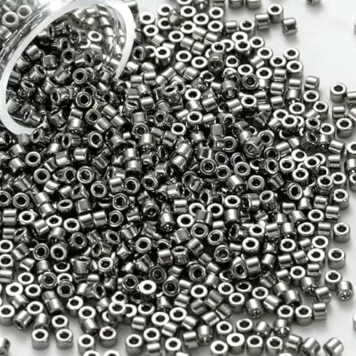 10 g/Tube, 1,3 x 1,6 mm, generische japanische Glasperlen in Metallic-Farbe, 11/0, lose Abstandsperlen für die Schmuckherstellung, DIY-Nähen, 29, 10 g, 1,6 mm, Tube 10 g/Tube, 1,3 x 1,6 mm, generische japanische Glasperlen in Metallic-Farbe, 11/0, lose Abstandsperlen für die Schmuckherstellung, DIY-Nähen, 29, 10 g, 1,6 mm, Tube von GVEKJ