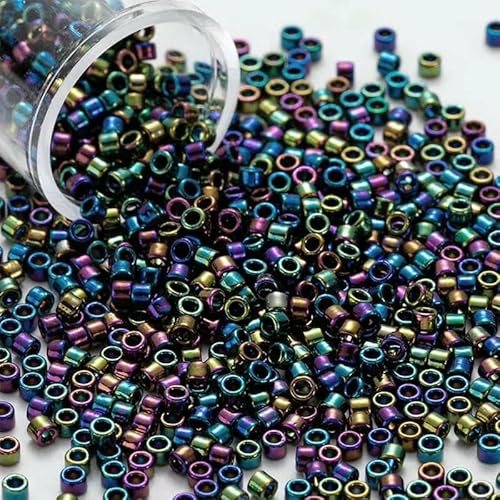 10 g/Tube, 1,3 x 1,6 mm, generische japanische Glasperlen in Metallic-Farbe, 11/0, lose Abstandsperlen für die Schmuckherstellung, DIY-Nähen, 33, 10 g, 1,6 mm, Tube 10 g/Tube, 1,3 x 1,6 mm, generische japanische Glasperlen in Metallic-Farbe, 11/0, lose Abstandsperlen für die Schmuckherstellung, DIY-Nähen, 33, 10 g, 1,6 mm, Tube von GVEKJ