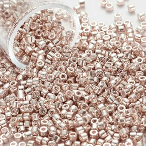 10 g/Tube, 1,3 x 1,6 mm, generische japanische Glasperlen in Metallic-Farbe, 11/0, lose Abstandsperlen für die Schmuckherstellung, DIY-Nähen, 37, 10 g, 1,6 mm, Tube 10 g/Tube, 1,3 x 1,6 mm, generische japanische Glasperlen in Metallic-Farbe, 11/0, lose Abstandsperlen für die Schmuckherstellung, DIY-Nähen, 37, 10 g, 1,6 mm, Tube von GVEKJ