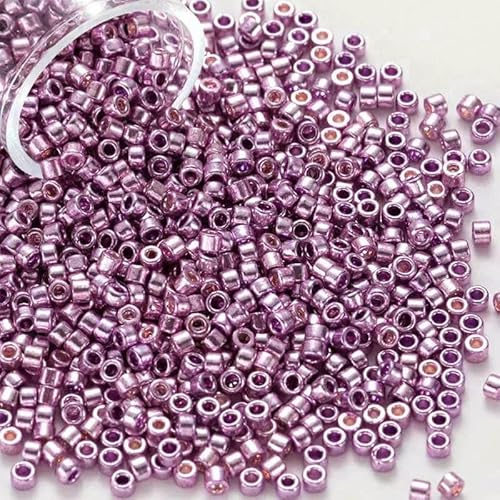 10 g/Tube, 1,3 x 1,6 mm, generische japanische Glasperlen in Metallic-Farbe, 11/0, lose Abstandsperlen für die Schmuckherstellung, DIY-Nähen, 47, 10 g, 1,6 mm, Tube 10 g/Tube, 1,3 x 1,6 mm, generische japanische Glasperlen in Metallic-Farbe, 11/0, lose Abstandsperlen für die Schmuckherstellung, DIY-Nähen, 47, 10 g, 1,6 mm, Tube von GVEKJ