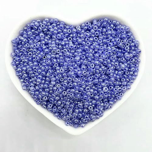 1000 Stück (15 g) 2 mm Effekt des Creme-Charms, tschechische Glasperlen, DIY-Armband, Halskette, Perlen für die Schmuckherstellung, Zubehör-11 von GVEKJ