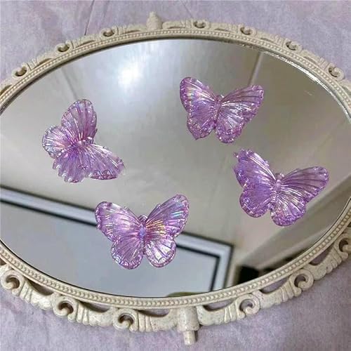 15 Stück 30 mm Acryl Mini Schmetterling Charms Perlen für Schmuckherstellung DIY Halskette Anhänger Schmuck Zubehör-Lila 15 Stück 30 mm Acryl Mini Schmetterling Charms Perlen für Schmuckherstellung DIY Halskette Anhänger Schmuck Zubehör-Lila von GVEKJ