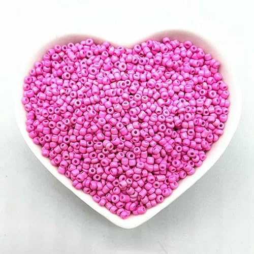 15 g, 3,0 mm, Effekt des Lacks, der Charms aus tschechischen Glasperlen zum Backen von DIY-Armbandperlen für die Schmuckherstellung von Zubehör herstellt – 30–3,0 mm (15 g) von GVEKJ