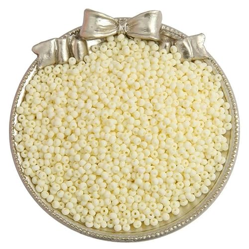 2/3/4,0 mm matte Glasperlen in Makronenfarbe, gleichmäßige runde Abstandsperlen für DIY-Bastelarmbänder, Ohrringe, handgefertigte Schmuckherstellung, 02–4,0 mm, 160 Stück von GVEKJ