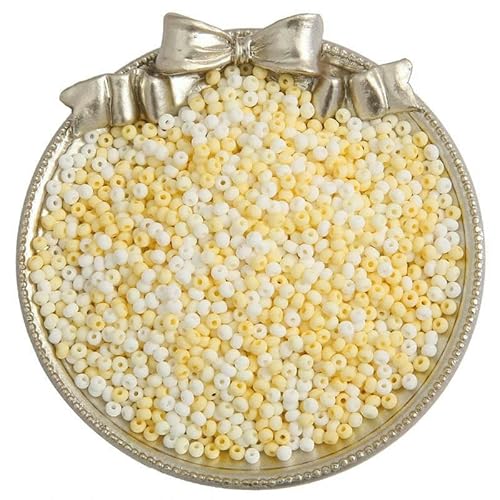 2/3/4,0 mm matte Makronenfarbene Glasperlen, gleichmäßige runde Abstandsperlen für DIY-Bastelarmbänder, Ohrringe, handgefertigte Schmuckherstellung, 26–3,0 mm, 660 Stück von GVEKJ