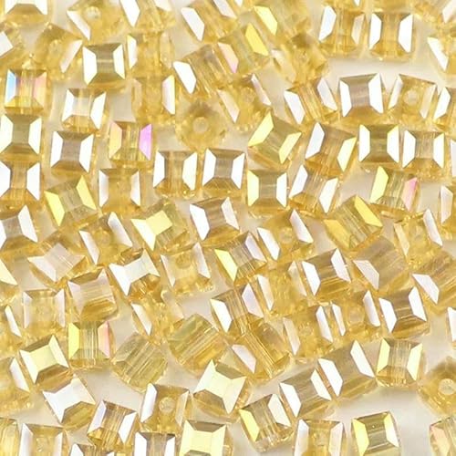 2 3 4 6 8 mm quadratische österreichische Kristallperlen, quadratische Glasperlen, lose Abstandshalter für Schmuck, Armbänder, Halsketten, DIY-Gold, Champagner, 4,0 mm, 100 Stück, 1 Packun 2 3 4 6 8 mm quadratische österreichische Kristallperlen, quadratische Glasperlen, lose Abstandshalter für Schmuck, Armbänder, Halsketten, DIY-Gold, Champagner, 4,0 mm, 100 Stück, 1 Packun von GVEKJ