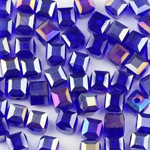 2 3 4 6 8 mm quadratische österreichische Kristallperlen, quadratische Glasperlen, lose Abstandsperlen für Schmuck, Armbänder, Halsketten, DIY-Dunkelblau, 7 mm, 30 Stück, 1 Packung 2 3 4 6 8 mm quadratische österreichische Kristallperlen, quadratische Glasperlen, lose Abstandsperlen für Schmuck, Armbänder, Halsketten, DIY-Dunkelblau, 7 mm, 30 Stück, 1 Packung von GVEKJ