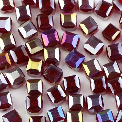 2 3 4 6 8 mm quadratische österreichische Kristallperlen, quadratische Glasperlen, lose Abstandsperlen für Schmuck, Armbänder, Halsketten, DIY-Herstellung, Dunkelrot, 2 mm, 200 Stück, 1 Pa 2 3 4 6 8 mm quadratische österreichische Kristallperlen, quadratische Glasperlen, lose Abstandsperlen für Schmuck, Armbänder, Halsketten, DIY-Herstellung, Dunkelrot, 2 mm, 200 Stück, 1 Pa von GVEKJ
