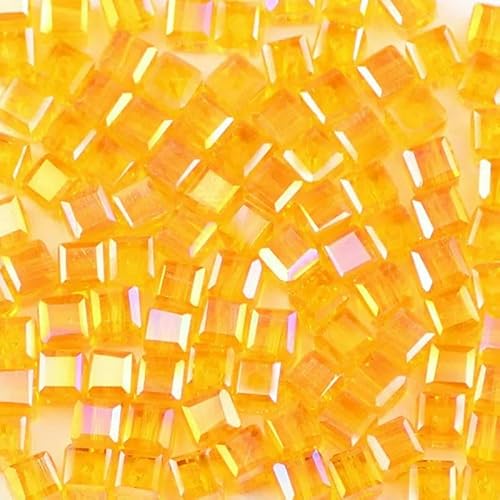 2 3 4 6 8 mm quadratische österreichische Kristallperlen, quadratische Glasperlen, lose Abstandsperlen für Schmuck, Armbänder, Halsketten, DIY-Orange, 7 mm, 30 Stück, 1 Packung 2 3 4 6 8 mm quadratische österreichische Kristallperlen, quadratische Glasperlen, lose Abstandsperlen für Schmuck, Armbänder, Halsketten, DIY-Orange, 7 mm, 30 Stück, 1 Packung von GVEKJ