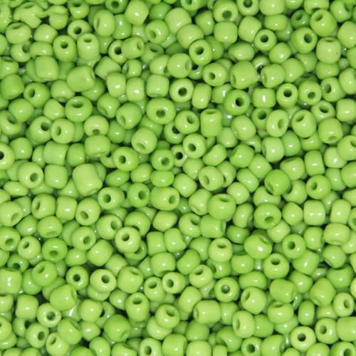 2 mm, 3,0 mm, 4,0 mm, einfarbig, tschechische Glasperlen, Abstandshalter, österreichischer Kristall, runde Perlen für Kinder, Schmuck, DIY-Zubehör, einfarbig, hellgrün, 3,0 mm, 300 Stück von GVEKJ