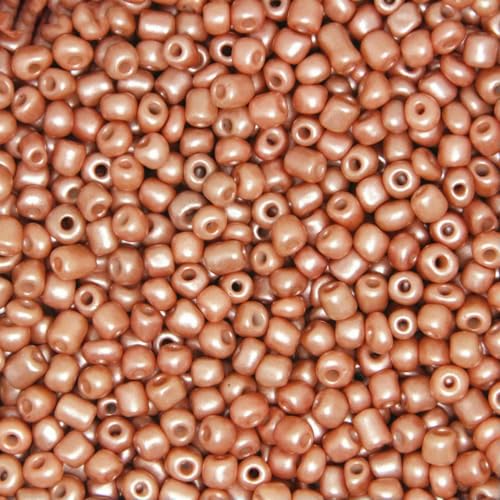 2 mm, 3,0 mm, 4,0 mm, einfarbig, tschechische Glasperlen, österreichischer Kristall, runde Perlen für Kinder, Schmuck, DIY-Zubehörherstellung, einfarbig, Champagner, 4,0 mm, 100 Stück von GVEKJ