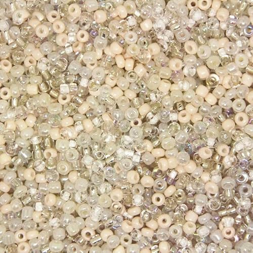 2 mm, 3,0 mm, 4,0 mm, weiß, mehrfarbig, tschechische Glasperlen, Abstandshalter, österreichischer Kristall, runde Perlen für Kinder, Schmuck, DIY-Zubehör, weiß, mehrfarbig, 2 mm, 800 Stück von GVEKJ