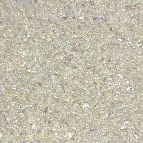 2 mm, 3,0 mm, 4,0 mm, weiß, mehrfarbig, tschechische Glasperlen, österreichischer Kristall, runde Perlen für Kinder, Schmuck, DIY-Zubehör, 3,0 mm, 300 Stück von GVEKJ