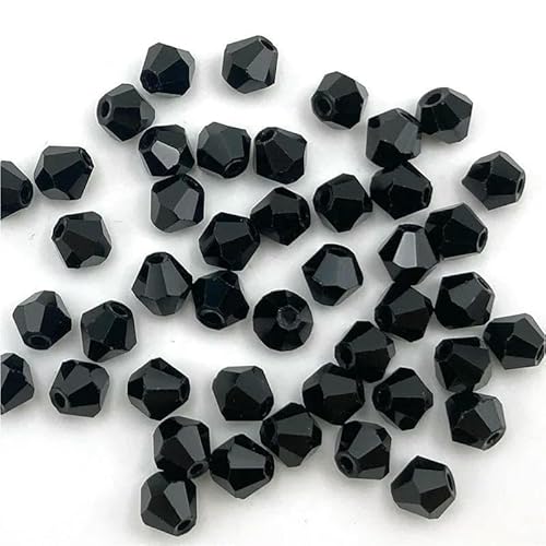 3 4 6 mm doppelkegelige österreichische Kristallperlen zur Schmuckherstellung, mehrfarbige facettierte Glas-Abstandsperlen für DIY-Zubehör – z20–3,0 mm (ca. 120 Stück) von GVEKJ