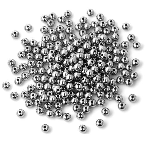 30–200 Stück, 4–8 mm, 304 Edelstahl-Kugelperlen zur Schmuckherstellung, DIY, lose Abstandshalter, Metallperlen, 18 Karat vergoldet, 6 mm, 50 Stück, Splitter 30–200 Stück, 4–8 mm, 304 Edelstahl-Kugelperlen zur Schmuckherstellung, DIY, lose Abstandshalter, Metallperlen, 18 Karat vergoldet, 6 mm, 50 Stück, Splitter von GVEKJ