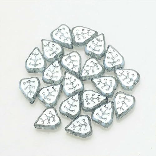30 Teile/los Neue Blatt Glas Blütenblatt Perlen Lassen Form 8x10mm DIY Machen Kristall Ohrring Anhänger Schmuck Zubehör In bulk-ED34 von GVEKJ