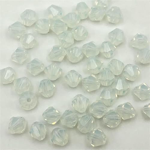 4 6 mm doppelkegelige österreichische Kristallperlen zur Schmuckherstellung, mehrfarbige facettierte Glas-Abstandsperlen für DIY-Zubehör – z21 – 3,0 mm (ca. 120 Stück) von GVEKJ