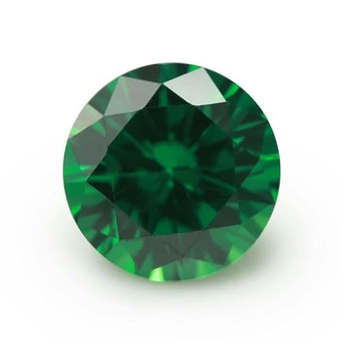 50 Stück/100 Stück 3,25~8,5 mm AAAAA runder Zirkonia-Stein, lose CZ-Edelsteine aus synthetischer CZ-Zirkonia zur Schmuckherstellung, Grün, 6,0 mm, 100 Stück 50 Stück/100 Stück 3,25~8,5 mm AAAAA runder Zirkonia-Stein, lose CZ-Edelsteine aus synthetischer CZ-Zirkonia zur Schmuckherstellung, Grün, 6,0 mm, 100 Stück von GVEKJ