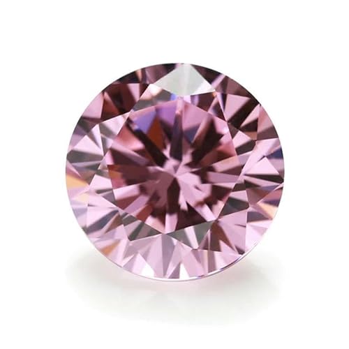 50 Stück/100 Stück 3,25~8,5 mm AAAAA runder Zirkonia-Stein, lose CZ-Edelsteine aus synthetischer CZ-Zirkonia zur Schmuckherstellung, Rosa, 7,5 mm, 50 Stück 50 Stück/100 Stück 3,25~8,5 mm AAAAA runder Zirkonia-Stein, lose CZ-Edelsteine aus synthetischer CZ-Zirkonia zur Schmuckherstellung, Rosa, 7,5 mm, 50 Stück von GVEKJ