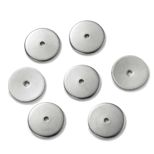 50 Stück 4/5/6/8 mm Edelstahl quadratische flache lose Abstandsperlen für DIY Perlenarmbänder Zubehör Schmuckherstellung Zubehör-Stahl-8 mm 50 Stück 4/5/6/8 mm Edelstahl quadratische flache lose Abstandsperlen für DIY Perlenarmbänder Zubehör Schmuckherstellung Zubehör-Stahl-8 mm von GVEKJ