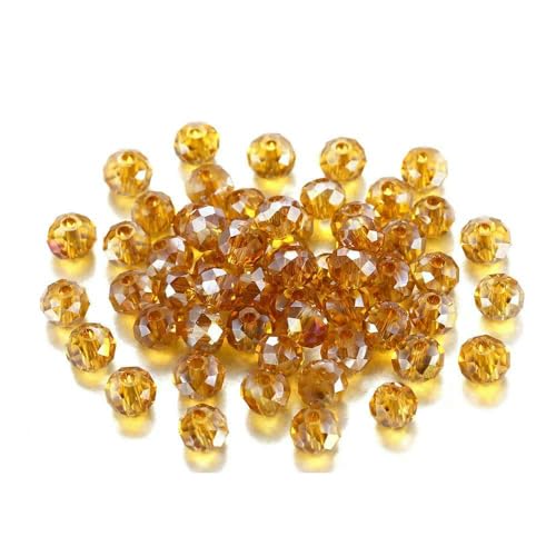 70–300 Stück 3/4/6/8 mm durchscheinende tschechische Kristallglasperle, facettiert, bunte Abstandsperle für DIY-Armbänder, Schmuckherstellung, Zubehör – Hellkaffee-AB – 4,0 mm x 200 Stü 70–300 Stück 3/4/6/8 mm durchscheinende tschechische Kristallglasperle, facettiert, bunte Abstandsperle für DIY-Armbänder, Schmuckherstellung, Zubehör – Hellkaffee-AB – 4,0 mm x 200 Stü von GVEKJ