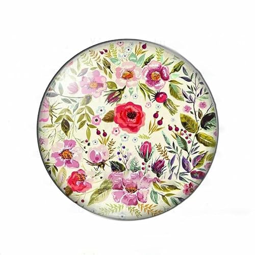 Bunte Blumengruppe, rosig, Leben bis, hübsch, 12 mm/20 mm/25 mm/30 mm, Foto-Glas-Cabochon, Demo, flache Rückseite, Herstellung von Befunden, B-30 mm Bunte Blumengruppe, rosig, Leben bis, hübsch, 12 mm/20 mm/25 mm/30 mm, Foto-Glas-Cabochon, Demo, flache Rückseite, Herstellung von Befunden, B-30 mm von GVEKJ