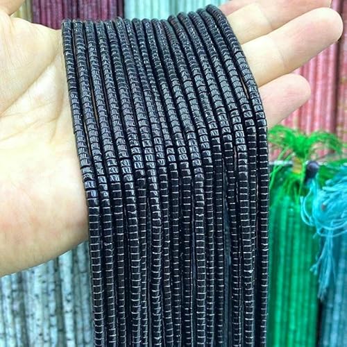 Naturstein, 2 x 4,0 mm, Rondelle, Eis, Amazonit, Chalcedon, flach, rund, lose Abstandsperlen für die Schmuckherstellung, DIY-Armbandanhänger, schwarzer Onyx, 4 x 2 mm, 147–150 Stück Naturstein, 2 x 4,0 mm, Rondelle, Eis, Amazonit, Chalcedon, flach, rund, lose Abstandsperlen für die Schmuckherstellung, DIY-Armbandanhänger, schwarzer Onyx, 4 x 2 mm, 147–150 Stück von GVEKJ