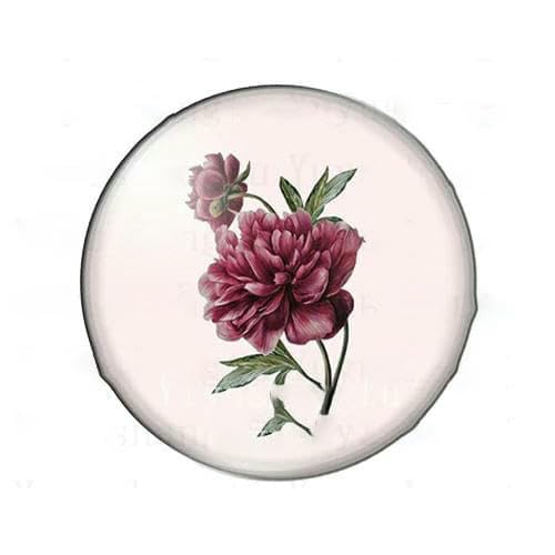 Schöne Vintage-Rosenbilder, Blumenmuster, 12 mm/18 mm/20 mm/25 mm, rund, Foto-Glas-Cabochon, Demo, flache Rückseite, Herstellung von Befunden, A, 20 mm Schöne Vintage-Rosenbilder, Blumenmuster, 12 mm/18 mm/20 mm/25 mm, rund, Foto-Glas-Cabochon, Demo, flache Rückseite, Herstellung von Befunden, A, 20 mm von GVEKJ