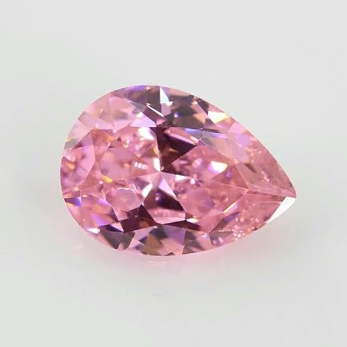 Zirkonia-Stein, mehrfarbig, birnenförmig, Brillantschliff, lose CZ-Steine, synthetische Edelsteine, Perlen für Schmuck, 2 x 3 – 13 x 18 mm, AAAAA, rosa, 9 x 11 mm, 10 Stück Zirkonia-Stein, mehrfarbig, birnenförmig, Brillantschliff, lose CZ-Steine, synthetische Edelsteine, Perlen für Schmuck, 2 x 3 – 13 x 18 mm, AAAAA, rosa, 9 x 11 mm, 10 Stück von GVEKJ