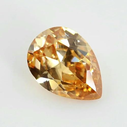 Zirkonia-Stein, mehrfarbig, birnenförmig, Brillantschliff, lose Zirkonia-Steine, synthetische Edelsteine, Perlen für Schmuck, 2 x 3 – 13 x 18 mm, AAAAA, Champagner, 9 x 11 mm, 10 Stück Zirkonia-Stein, mehrfarbig, birnenförmig, Brillantschliff, lose Zirkonia-Steine, synthetische Edelsteine, Perlen für Schmuck, 2 x 3 – 13 x 18 mm, AAAAA, Champagner, 9 x 11 mm, 10 Stück von GVEKJ
