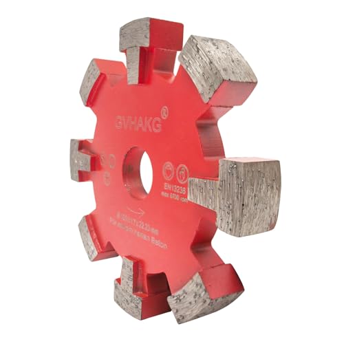 GVHAKG Diamant Frässcheibe 120mm, 17 mm Räumscheibe 8 Segmente U-förmige Nut Verbreiten Für Fußbodenheizung Sehr Harte Betonböden Und Entfernung, Fußbodenerwärmung Trockenschnitt (120x17x22.23mm) GVHAKG Diamant Frässcheibe 120mm, 17 mm Räumscheibe 8 Segmente U-förmige Nut Verbreiten Für Fußbodenheizung Sehr Harte Betonböden Und Entfernung, Fußbodenerwärmung Trockenschnitt (120x17x22.23mm) von GVHAKG