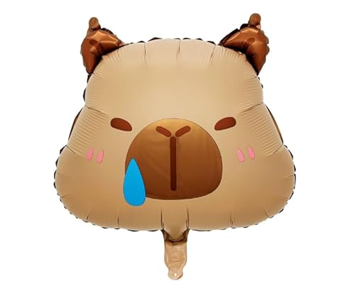 7PCS Folienballon Capybara Geburtstagsdeko Ballon Tiere Capybara Luftballon Folie Kindergeburtstag Deko Geburtstag Luftballons Helium Dschungel Ballons Geburtstagsfeier von GVMJHYK