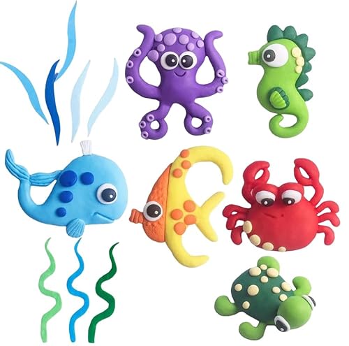Meerestiere Kuchen Topper,14 PCS Cartoons Kuchen Topper Ozean Tortendeko, Meerestier-Set Spielzeugfür Kinder unter dem Meer Ocean Sea World Thema Geburtstag Party Supplies Meerestiere Kuchen Topper,14 PCS Cartoons Kuchen Topper Ozean Tortendeko, Meerestier-Set Spielzeugfür Kinder unter dem Meer Ocean Sea World Thema Geburtstag Party Supplies von GVMJHYK