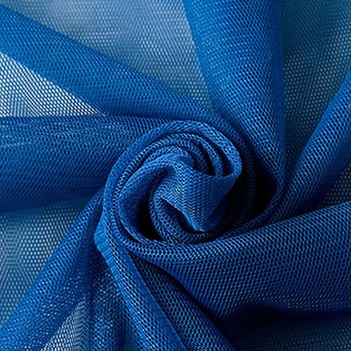 GVNFJKJK Organza-Stoff Organzastoff Tüll Netzstoff Tüll for Partydeko und Bühnendekoration,(Royal Blue) von GVNFJKJK