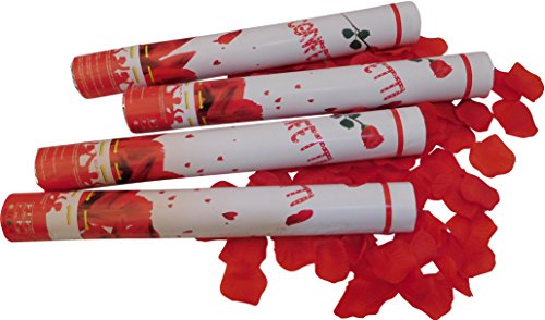 5x Konfettikanone Hochzeit 40 cm Rosenblätter Rot Party Popper Konfetti Shooter Party Kanonen Party Poppers Confetti Kanone 5x Konfettikanone Hochzeit 40 cm Rosenblätter Rot Party Popper Konfetti Shooter Party Kanonen Party Poppers Confetti Kanone von GW Handels UG