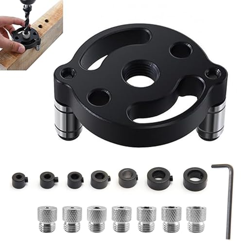 16 PCS Holzbearbeitungs Bohrlocher Locator 3/4/5/6/7/8/10mm-Bohrbuchsen Set:Edelstahl Bohrbuchsen Bohrhilfe Elektrobohrer Bohrhülse Begrenzungsring Kleiner Schraubenschlüssel Bohrschablone Möbelbau 16 PCS Holzbearbeitungs Bohrlocher Locator 3/4/5/6/7/8/10mm-Bohrbuchsen Set:Edelstahl Bohrbuchsen Bohrhilfe Elektrobohrer Bohrhülse Begrenzungsring Kleiner Schraubenschlüssel Bohrschablone Möbelbau von GWAEPU